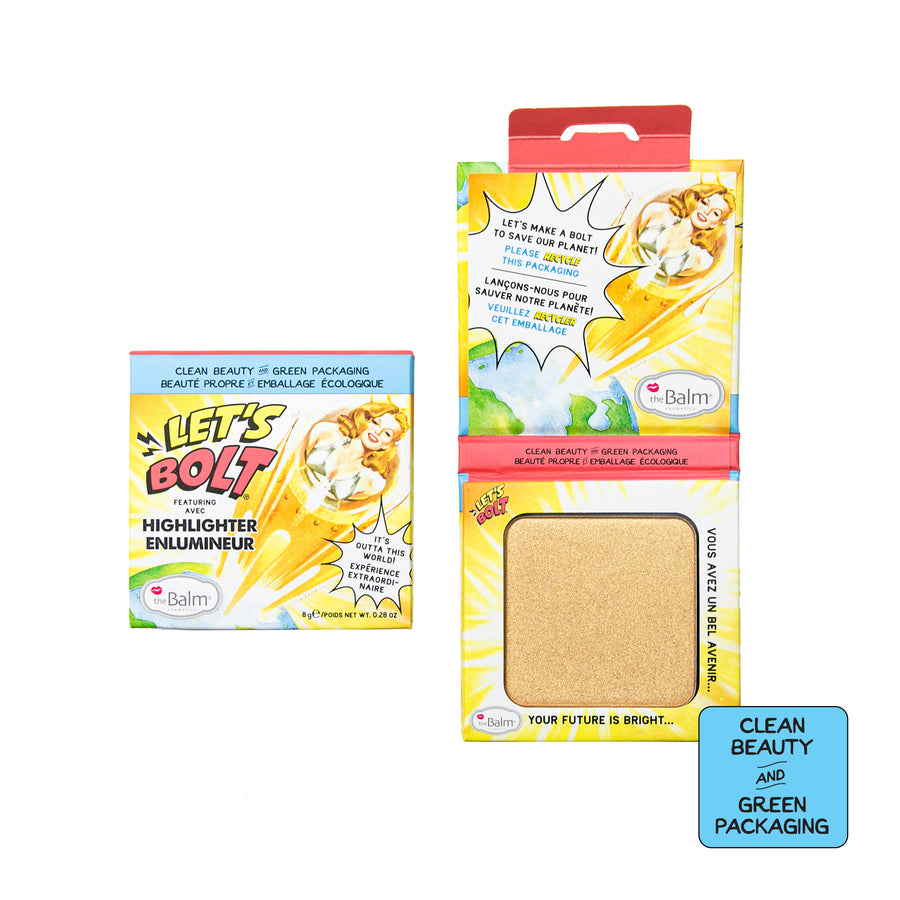 Photograph of Let's Bolt Packaging and makeup