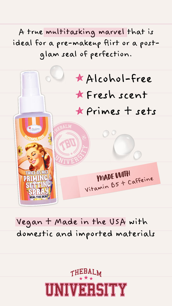 Twice as Nice Priming & Setting Spray