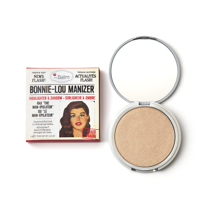 Photograph of Bonnie-Lou Manizer Packaging and makeup