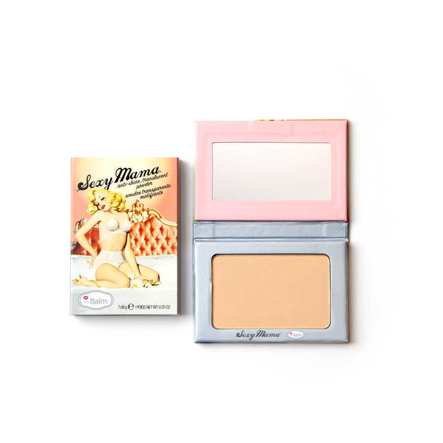 Photograph showing Sexy Mama packaging and makeup