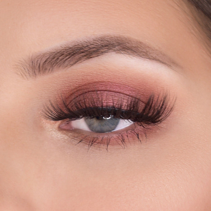 Photograph of TheBalm and the Beautiful applied to a model's eye