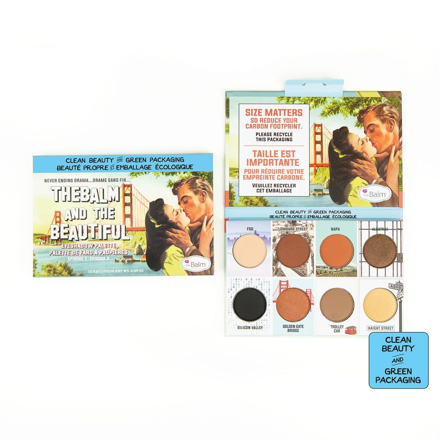 Photograph of TheBalm and the Beautiful Ep2 packaging and makeup