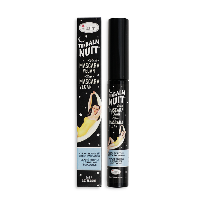 Photograph of TheBalm Nuit mascara packaging and tube